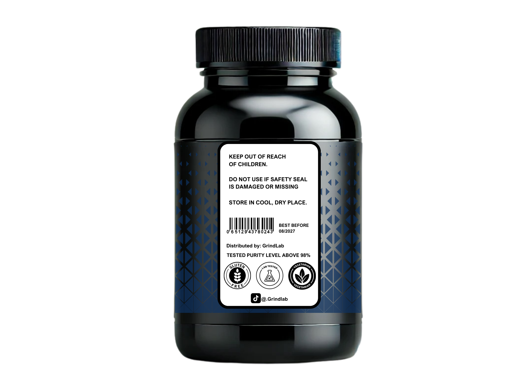 GrindLab BPC-157 Peptide – Advanced Recovery & Healing Support (60 Capsules)