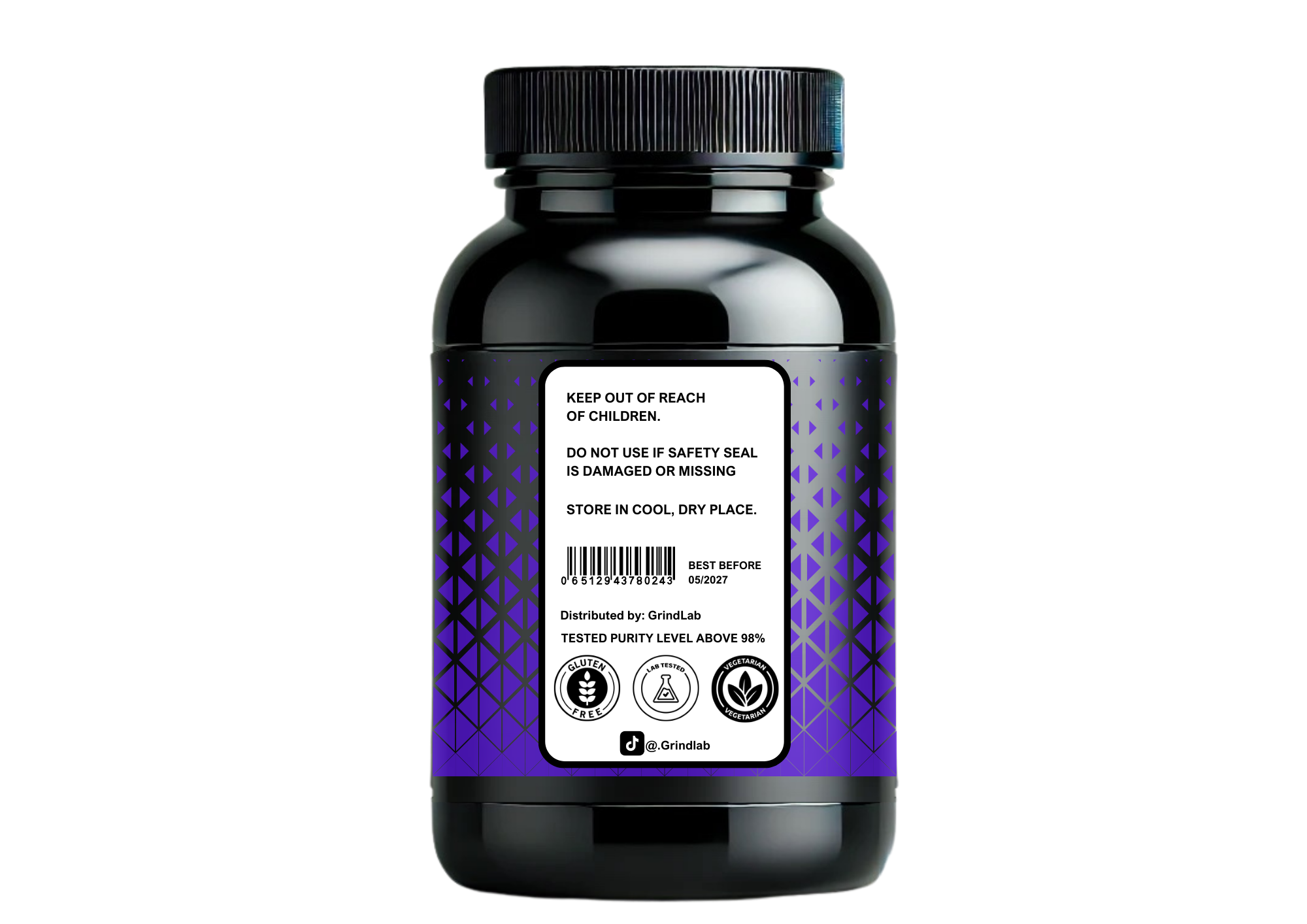 GrindLab Enclomiphene – Testosterone Boost & Hormonal Support (60 Capsules)