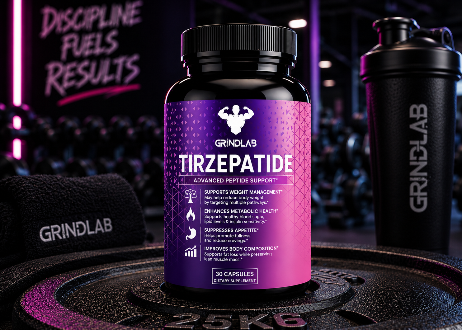 Grindlab Tirzepatide - Capsules Version (30)