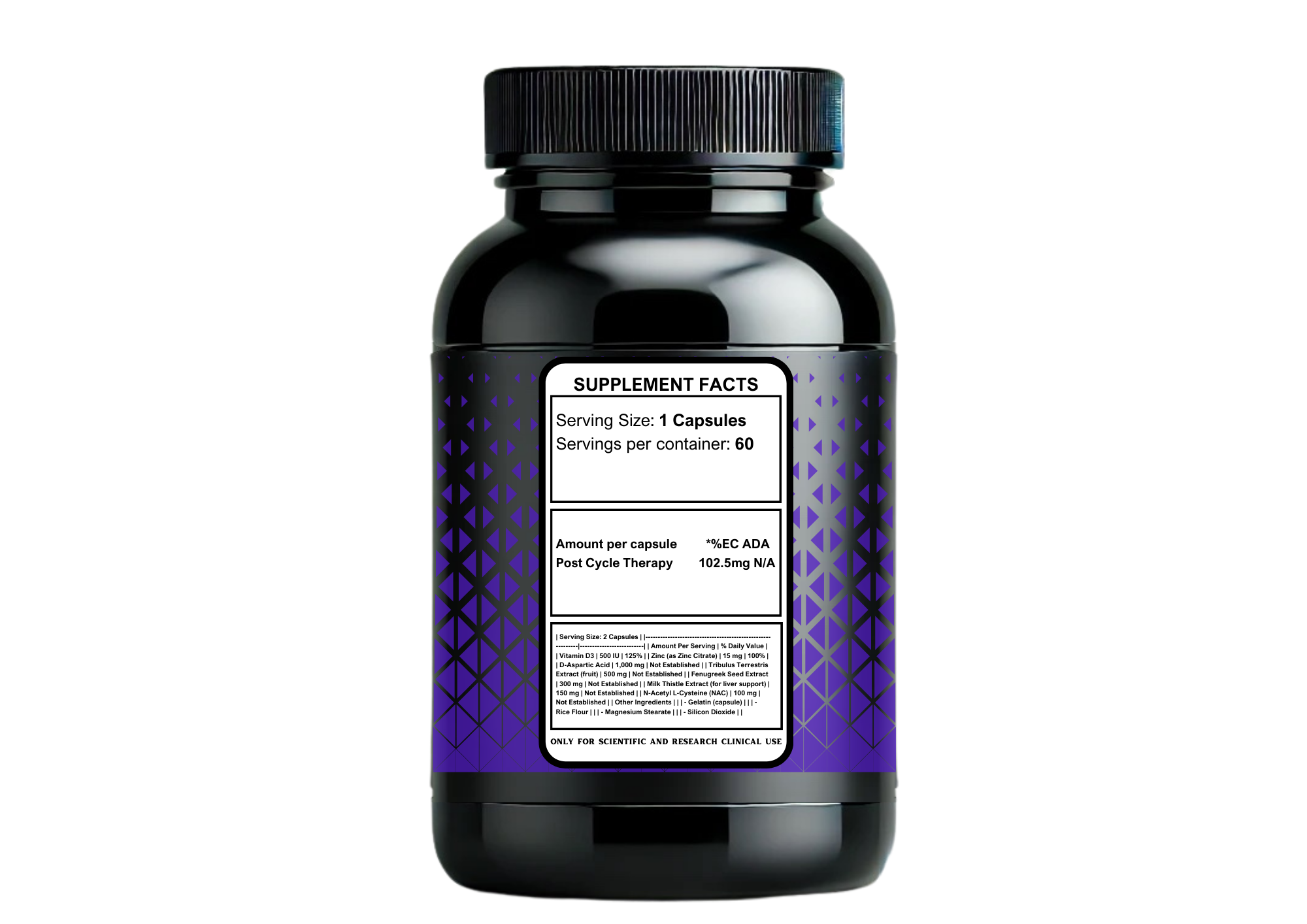 Grindlab PCT (Post Cycle Therapy) 60 CAPSULES