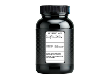 GrindLab Testo Booster – Natural Testosterone Support for Size & Strength 60 CAPSULES