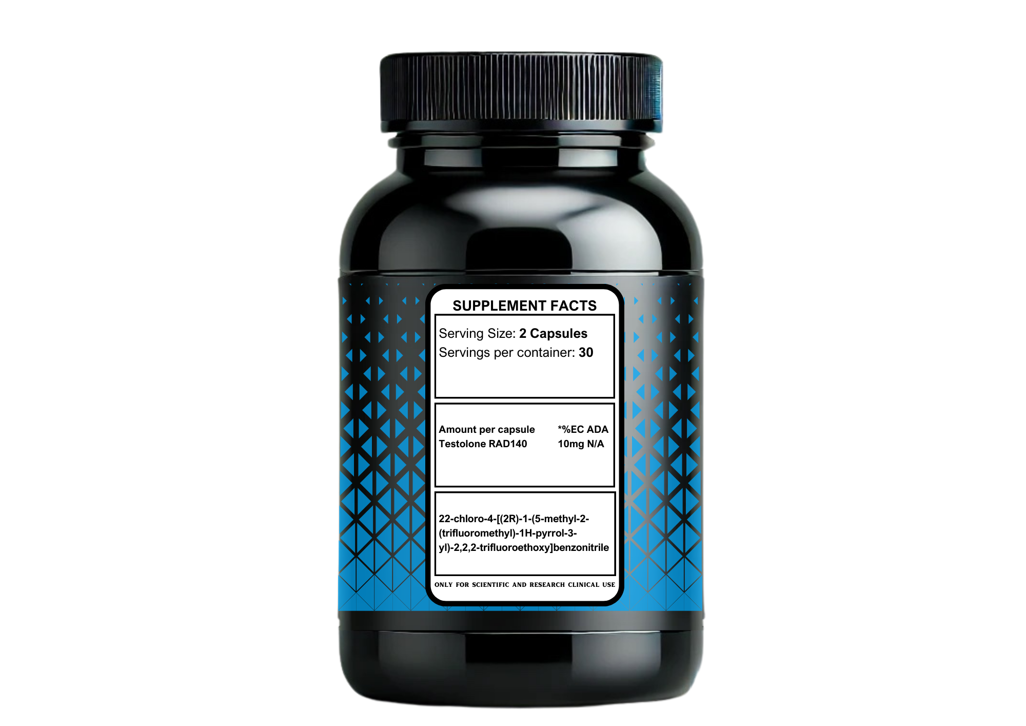 GrindLab RAD-140 (Testolone) - 10mg & 20mg Variants 60 CAPSULES