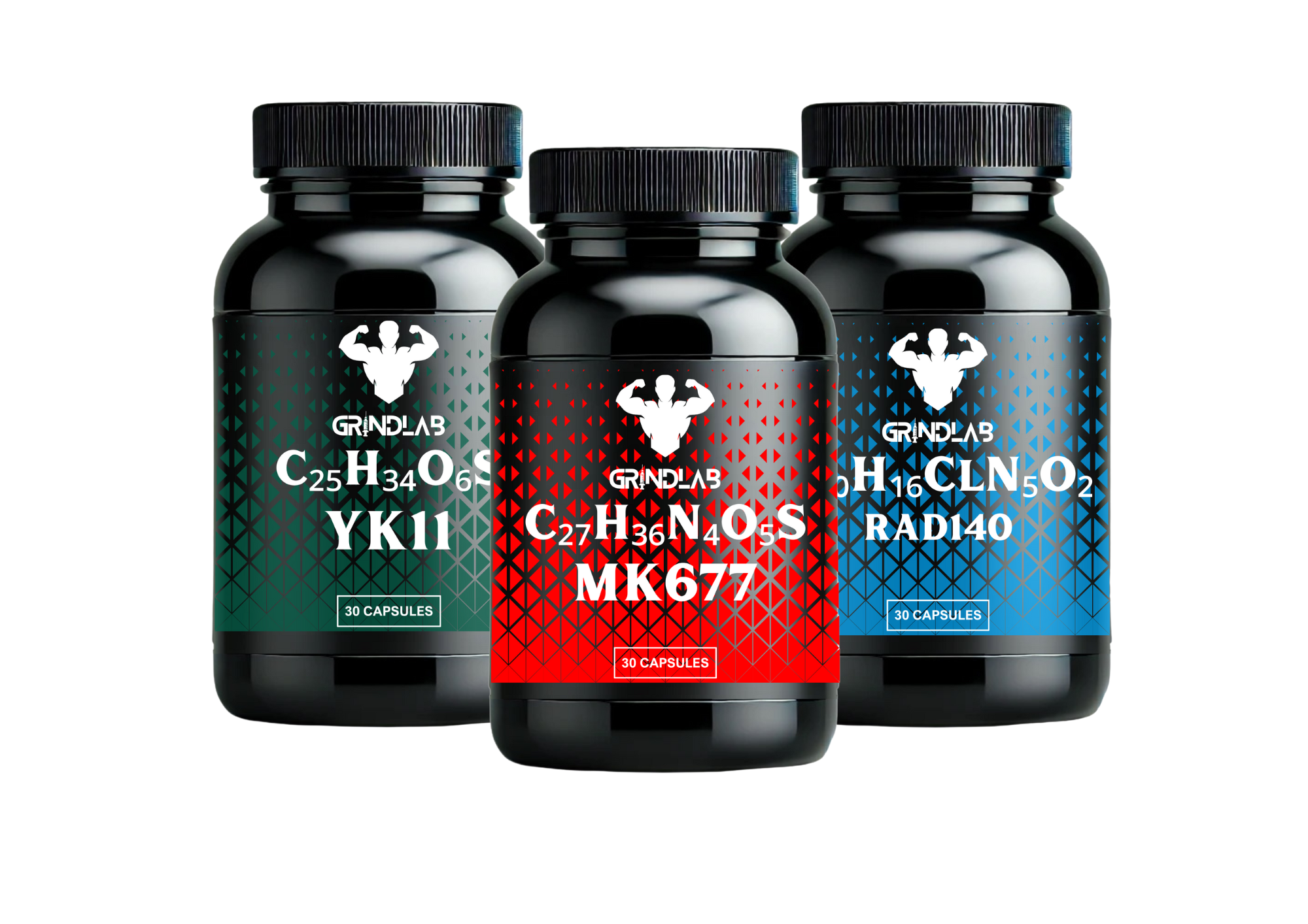 Pack Trio - MK677 (10 mg) - YK11 (10 mg) - RAD140 (10 mg) - PCT GRATUIT INCLUS